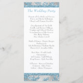 ウィンターワンダーランド、参加ハート結婚式 プログラム2 プログラム (裏面)