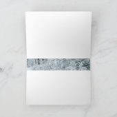 ウィンターワンダーランド - 雪に覆われた葉 シーズンカード (内部)