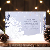 ウィンターワンダーランド 雪の森のホリデーパーティー 招待状