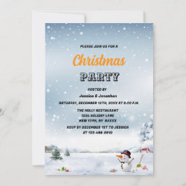 ウィンターワンダーランド  雪 クリスマス 法人イベント 招待状