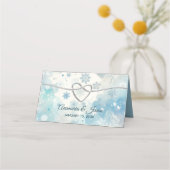 ウィンターワンダーラ結婚ンド座席表 プレイスカード (裏面)