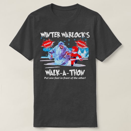ウィンターワーロックスウォークAThon Tシャツ (デザイン正面)