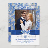 ウィンターワ王室のンダーランドが参加したハートフォト招待状 招待状 (正面/裏面)