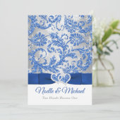 ウィンターワ王室のンダーランド結合ハート招待状 招待状 (スタンド正面)