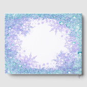 ウィンター凍っていワンダーランドバースデーパーティーゲストブック ゲストブック (裏面)