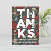 ウィンター感謝していフローラビジネスホリデーカード シーズンカード (スタンド正面)