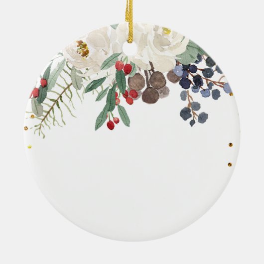 ウィンター祖母&グランドパ初めてのクリスマスオーナメント セラミックオーナメント (裏面)