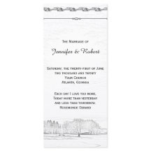 ウィンター素朴ワンダーランド結婚式 プログラム