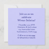 ウィンター至パーティの招待状 招待状 (裏面)