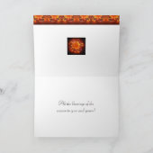 ウィンター至フェアリーライトリース カード (内部)