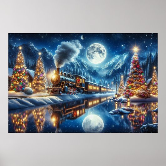 ウィンター表現ホリティ絵を描ング ポスター (正面)