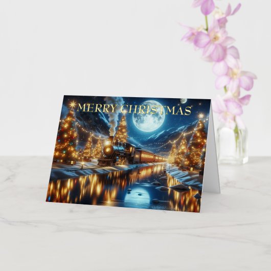 ウィンター表現ホリティ絵を描ング 箔シーズンカード (蘭)