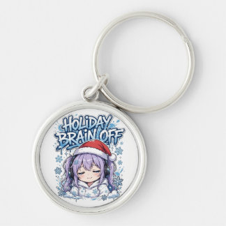 ウィンター・アニメ・クリスマスキーチェーン 眠そうなギフト キーホルダー
