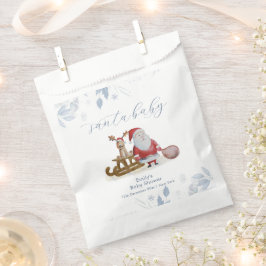 ウィンター クリスマス スレイ ムース サンタ ベイビーシャワー フェイバーバッグ