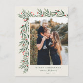 ウィンター グリーン アイボリー フォト クリスマス (正面)