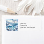 ウィンター・コーストライン 返送先ラベル ラベル (インサイチュ)