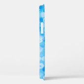 ウィンター・サークルズ：抽象的な水玉模様。 Case-Mate iPhoneケース (裏面 / 右)