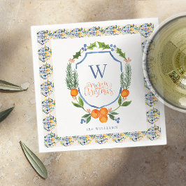 ウィンター シトラス ボタニカル フローラル | グリーエリー スタンダードカクテルナプキン