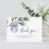 ウィンター シノワズリー ボウ ありがとう カード (スタンド正面)