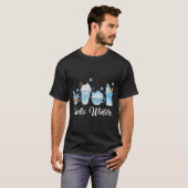 ウィンター・スイート・コージー・コーヒー・ラバーズ・スノーマン Tシャツ (正面フル)