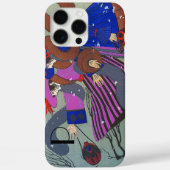 ウィンター スノー ファッション モノグラム Case-Mate iPhoneケース (裏面)