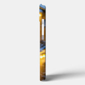 ウィンター スピリット: トム キャット スノー ナイト アート Case-Mate iPhoneケース (裏面 / 左)