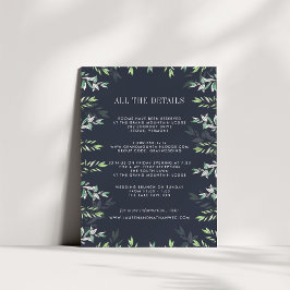 ウィンター・セージのゲスト情報カード エンクロージャーカード