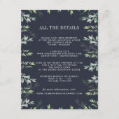 ウィンター・セージのゲスト情報カード エンクロージャーカード (正面)