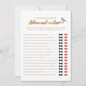 ウィンター・ディア・フォレスト・フー・セッド・イット ベイビー・シャワー・ゲーム 招待状 (正面)