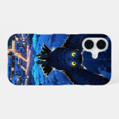 ウィンター・ナイト・オウル iPhone 16ケース (裏面横)