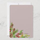 ウィンター・バード・ホリデー・カード シーズンカード (裏面)