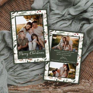 ウィンター フレッシュ クリスマス カード