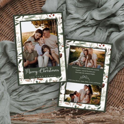 ウィンター フレッシュ クリスマス カード