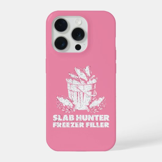 ウィンター・ブラックバス・フィッシング・スラブハンター iPhoneケース (裏面)