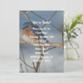 ウィンター ブルーバード ネイチャーパーティー 招待状 (スタンド正面)