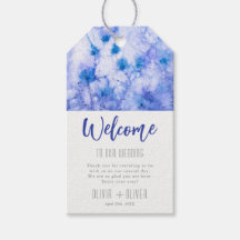 ウィンター ブルー ガーデン ウェディング ウェルカム