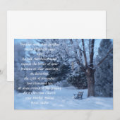 ウィンター·ベ結婚ンチズ 招待状 (正面/裏面)