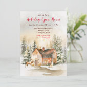 ウィンター ホリデー コテージ オープン ハウス 招待状 (スタンド正面)