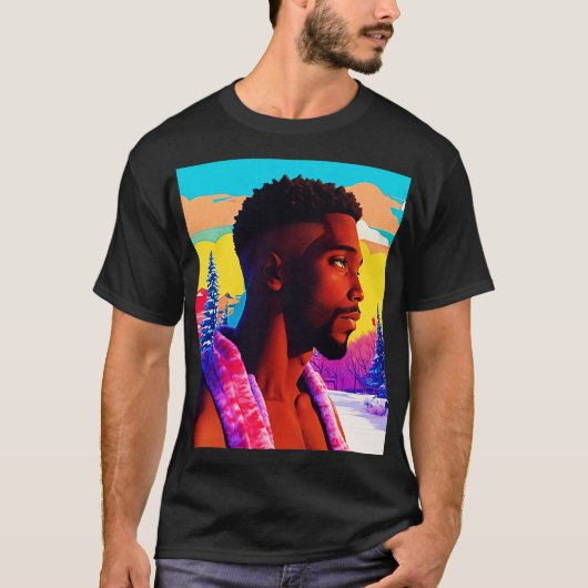 ウィンター・ホリデー・ビーフケーキ・ハンク2501 Tシャツ (正面)