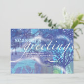 ウィンター ホリデー 家族へのグリーティングカード シーズンカード (スタンド正面)