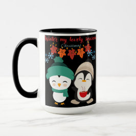 ウィンター マイ ラブリー シーズン – あったかクリスマスコーヒー マグカップ