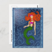 ウィンター・メルメイド・ポストカード ポストカード (正面/裏面)