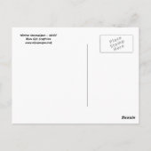 ウィンター・メルメイド・ポストカード ポストカード (裏面)