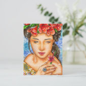 "ウィンター・ワンダーズ:カフィル・リリー" 冬のテーマのポストカード シーズンポストカード (スタンド正面)