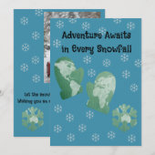 ウィンター・ワンダーラスト・ホリデーカード シーズンカード (正面/裏面)