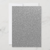 ウィンター ワンダーランドのキンチャネラ・ブラッシュ・シルバー 招待状 (裏面)