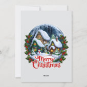 ウィンター・ワンダーランドのスノーグローブ シーズンカード (裏面)