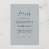 ウィンター・ワンダーランドの銀の雪のタイポグラフィの詳細 エンクロージャーカード (正面)