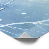 ウィンター ワンダーランド ウェディング ウェルカム サイン (角)