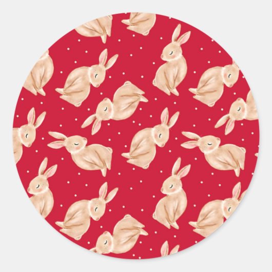 ウィンター・ワンダーランド　ウッドランド・アニマルズ　クリスマス ラウンドシール (正面)